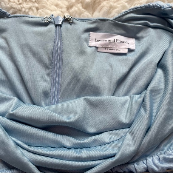 Lovers + Friends Sky Blue Midi Dress - Picture 7 of 9